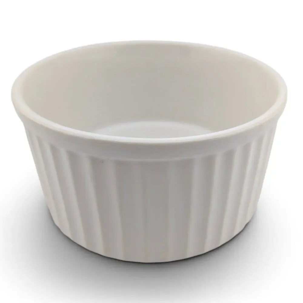 Corning Ware F-16-B 500 mL Ramekin Baking Dish + Unmarked White Ramekin Lot